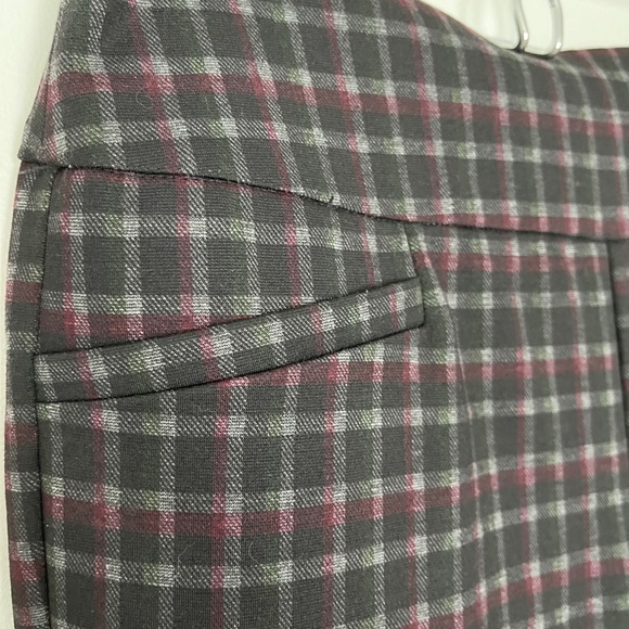 7th Avenue Design Studio Dress Pants Plaid Ponte - Picture 4 of 7